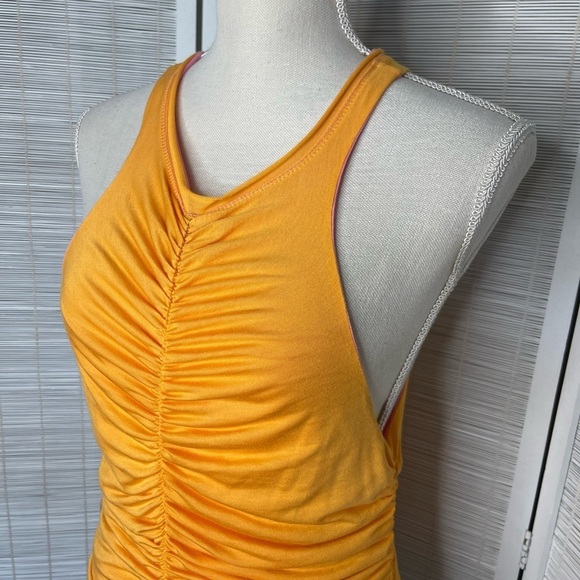 Pilcro Reversible Ribbed Tank Top Orange Pink Size M New without Price Tag - Picture 6 of 12